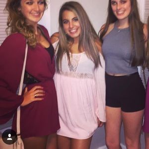 open shoulder long sleeve lace dress